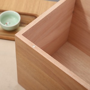 Boîte à thé universelle en bois d'Okoumé de qualité supérieure, style vieilli et rétro, pour thé Pu'er, boîte d'emballage pour thé Baihao Yinzhen - Product Image 2