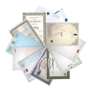 Impresión y diseño de certificados de papel de Diploma de seguridad de lámina de holograma de regalo personalizado - Product Image 1