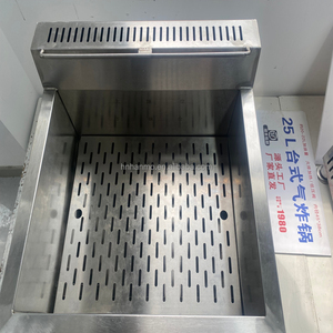 <span class=keywords><strong>Friteuse</strong></span> à gaz commerciale de grande capacité 25L, facile à déplacer et à nettoyer, idéale pour les snack-bars, restaurants et services de restauration de rue - Product Image 3