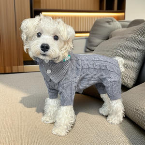 Nouveau pull tricoté chaud pour animaux de compagnie, automne et hiver, pour chiens de petite et moyenne taille, téléguires, bouledogues, corgis - Product Image 1