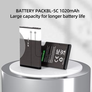 Batterie de téléphone portable rechargeable PUJIMAX à bas prix BL-5C 1020mAh, remplacement de batterie de téléphone portable pour <span class=keywords><strong>Nokia</strong></span> 1100 <span class=keywords><strong>1110</strong></span> 1200 1208 - Product Image 1