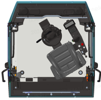 KATOCASE Compacteur vibrant à moteur Kubota pour remblais de terrains de petite taille et asphalte, haute efficacité