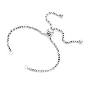 Cadenas Deslizantes Ajustables de Acero Inoxidable para <span class=keywords><strong>Hacer</strong></span> <span class=keywords><strong>Pulseras</strong></span>, Cadenas Extensoras Deslizantes con Terminales de Bola para Mujer, <span class=keywords><strong>Pulseras</strong></span> Semiterminadas para DIY - Product Image 6