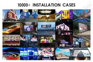 Jode 3D Video LED màn hình hiển thị P8 LED cố định cài đặt Hot Bán ngoài trời góc màn hình hỗ trợ LED Video tường - Product Image 2