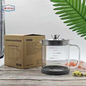 ग्लास ग्रेज स्ट्रैनर और कंटेनर 1 क्वार्ट तेल भंडारण बर्तन धूल प्रूफ ढक्कन आसान पकड़ संभाल के साथ - Product Image 4