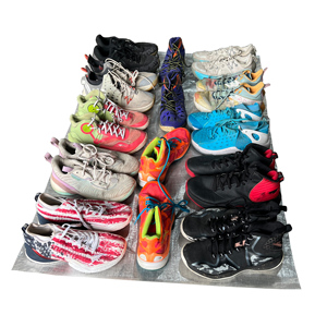 Chaussures de basket de marque d'occasion pour hommes, respirantes en maille, en balles, chaussures de sport d'occasion originales, chaussures de sport de seconde main - Product Image 1