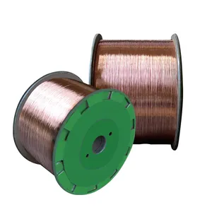 CCS Wire 0.1mm-4mm Copper Clad Steel Wire For UTP Cabe/CATV Cable /Military Field Cables