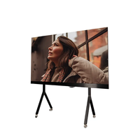 Téléviseur LED Ultra HD mobile, grand écran pour hôtel, studio de télévision, école, église, maison, 108/136/163 pouces 4K