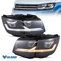 VLAND Fabrik Voll-LED-Scheinwerfer mit Animation LED-Autoscheinwerfer 2015-2019 Frontleuchte für VW CARAVELLE Multivan Kombi T6