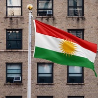 Personnaliser les drapeaux nationaux. Drapeau du Kurdistan 150x90 3x5ft 60x90 2x3ft. Drapeaux et bannières en polyester 100% en gros