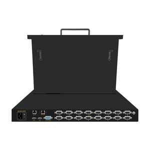 <span class=keywords><strong>Console</strong></span> de <span class=keywords><strong>tiroir</strong></span> de rack 1U Ipctech OSD Control 4/8/16 ports, 1080P HD, 17/19 pouces, commutateur KVM VGA PS/2 USB - Product Image 4