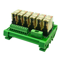 1 relais électromagnétique AC Shenle à 6 canaux, module de relais AC 110v AC 220v, panneau d'amplificateur de commande PLC avec une ouverture et une cl
