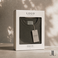 Boîtes en papier de qualité supérieure pour t-shirts, avec logo personnalisé imprimé, fenêtre transparente, boîte de présentation, emballage cadeau pour la vente au détail de vêtements