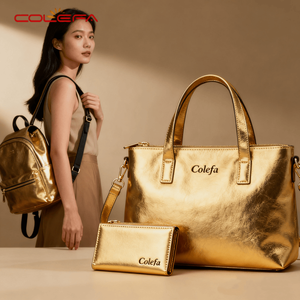 Colefa grande capacità <span class=keywords><strong>università</strong></span> giovane signora zaino borse d'oro portafoglio viaggi ultime borse importate <span class=keywords><strong>per</strong></span> le donne borse a tracolla - Product Image 4