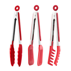 Plump <b>Silicone</b> Food Clips 3Pcs Heat Resistant For Home Kitchen Cooking <b>Tool</b> Set - Product Image 3