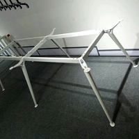 Cadre de table en alliage d'aluminium pour 4 personnes, nouveau design simple, idéal pour un bureau