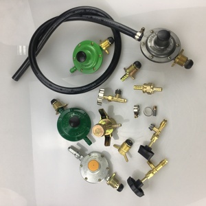 Manguera de gas de PVC de alta calidad en 1 metro con regulador de gas y 2 abrazaderas para cocina casera y uso de barbacoa para el mercado de Bolivia - Product Image 3