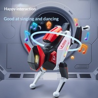Chien robotique bionique à commande vocale pour enfants, jouet électrique en plastique, chien robot intelligent IA