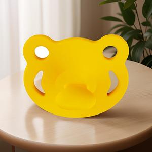 Sucette pour bébé en silicone en forme de pomme, 0-12 mois, pour la dentition, le confort et le sommeil, anti-colique, débit moyen - Product Image 1