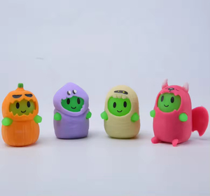 Costume d'Halloween unisexe en gros, motif poussin fantôme, jouet <span class=keywords><strong>anti</strong></span>-<span class=keywords><strong>stress</strong></span> en PU à récupération lente pour filles et garçons - Product Image 2