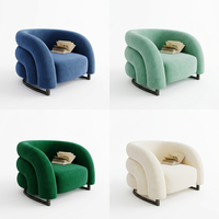 Fauteuil individuel de luxe léger, fauteuil de loisirs, petit fauteuil de salon, fauteuil relaxant pour salon