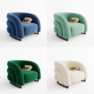 Light Luxury Single <b>Sofa</b> Chair Single Leisure <b>Sofa</b> Single Chair <b>Small</b> Living Room Chair Relaxing Chair Cabinet Living Room - Product Image 1