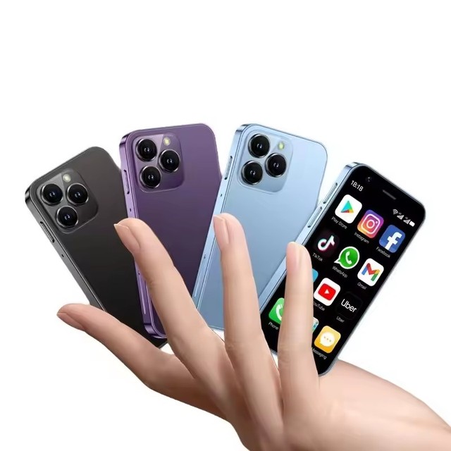 XS16 3 Inch Small Mobile Phone Android 10 Big Battery 2000mAH 3G&4G LTE 3GB+64GB Mini Smartphone Android Cellphone Smart Phone