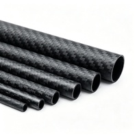 Tuyau en fibre de carbone sur mesure 3K Twill, différentes longueurs, pour queue de billard / vélo T700, dimensions précises, personnalisation disponible