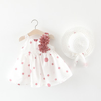 Robe d'été décontractée pour filles avec bandoulière originale robe de plage princesse sans manches pour bébé