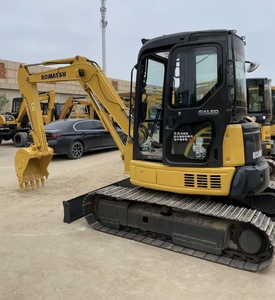 Petite pelle Komatsu Pc55 à chenilles de 5.5 tonnes au Japon utilisée avec moteur et engrenage à vendre Pc55mr - Product Image 2
