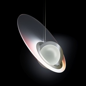 Galaxy Satellite Flying Saucer Chandelier Acrylic <b>LED</b> White Adjustable Height Home Restaurant <b>Bar</b> Pendant <b>Light</b> - Product Image 1