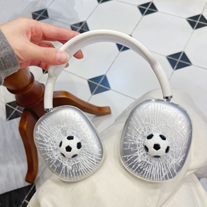 Étui pour écouteurs sphérique en forme de ballon de football, adapté aux écouteurs supra-auriculaires et aux coques d'écouteurs, offrant une protection maximale - Product Image 1