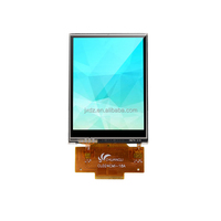 SPI 2.4 inci layar LCD seri TFT layar warna ILI9341 Driver dengan Sentuh/tanpa sentuh 4-IO Port 240*320 18Pin