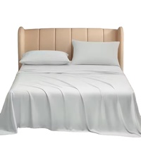 Ensemble de draps en bambou pur 100% biologique Linge de lit Queen King Literie pour la maison