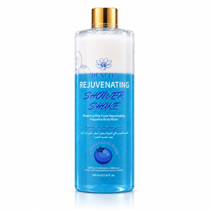<span class=keywords><strong>Gel</strong></span> <span class=keywords><strong>Douche</strong></span> Revitalisant au Beurre de Karité et Myrtille 500ml – Mousse Parfumée Nettoyante Douce pour le Corps - Product Image 1