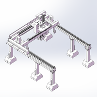 Moteur de robot portique certifié ISO de marque DQZ, boîte de vitesses, capacité 500 kg, faible coût, pour moulage par injection plastique, soudage, roulement de moteur