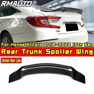 Pour Honda Accord 2018-2022 10ème Génération Aileron de coffre arrière Aileron de toit arrière Kit carrosserie Spoiler de coffre arrière Accessoires auto - Product Image 2