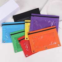 Carpeta Organizadora con Cierre Oxford B5, Carpeta Portafolio de 3 Anillas, Estuche de Almacenamiento Resistente para Oficina y Escuela