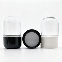 Pot en verre recyclable pour capsules de médicaments, avec couvercle dôme résistant aux enfants, 26 Dram, anti-odeur pour fleurs et herbes, avec capuchon dôme CRC, 3oz