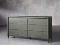 Tiroirs Mobilier de chambre à coucher Table de chevet en bois 6 tiroirs Coiffeuse