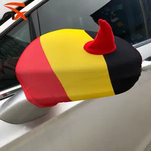 Bendera Penutup Cermin Mobil Nuoxin Promosi Negara Kustom untuk Deskripsi Mobil