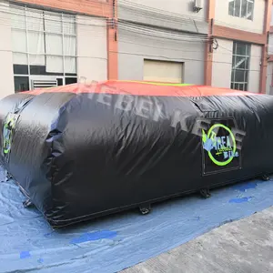 Chine airbag de parc de trampoline commercial atterrissage chute libre pilier saut airbag gonflable sac gonflable sûr pour sauter