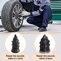 Clous de réparation universels pour pneus de moto, voiture, scooter, vélo – Vis en caoutchouc pour réparation de crevaison sans chambre à air – Accessoires de réparation de pneus