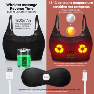 Masseur électrique intelligent pour les seins, amovible, lavable, rechargeable, agrandissement, multifonctionnel - Product Image 6