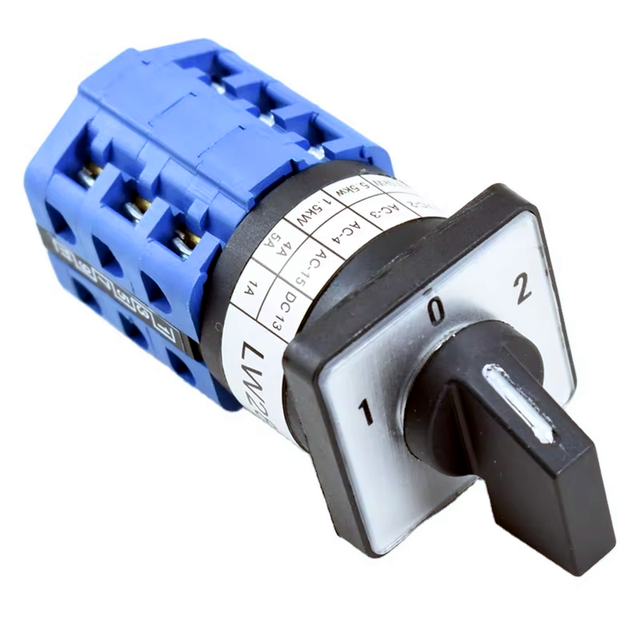 LW28/LW26 3 PIN 2 Way 3-Way Optional Change-over Commutation Twist Rotary Switch 10 20 25 32 63 Amp