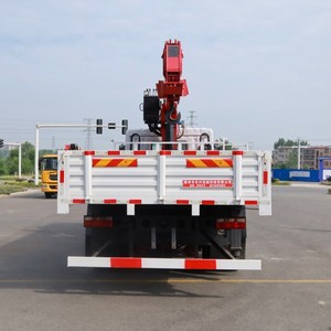 รถบรรทุกติดเครน Dongfeng 8 ตัน 10 ตัน ขายดี รถบรรทุก Dongfeng 4x2 ติดเครนแขนตรงสำหรับขาย - Product Image 6