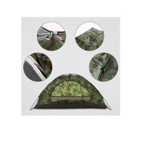 Tente de Camping Portable, simple couche, pour 1 à 2 personnes, avec <span class=keywords><strong>sac</strong></span> à <span class=keywords><strong>main</strong></span>, randonnée, voyage, <span class=keywords><strong>sac</strong></span> à dos léger - Product Image 2