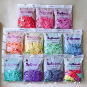 Hot bán màu hồng tím màu globos pastel bóng cung cấp pastel cầu vồng Macaron <span class=keywords><strong>Latex</strong></span> bóng bay - Product Image 1