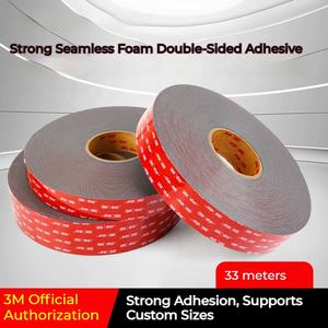 Cinta Adhesiva de Espuma 3M 5925 VHBB, Cinta de Espuma Acrílica Negra de Doble Cara para Molduras Exteriores de Automóviles, Unión de Alta Resistencia - Product Image 3