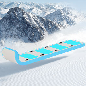 Toboggan gonflable commercial personnalisé avec base en caoutchouc rainurée, luge gonflable à air pour la vente - Product Image 1